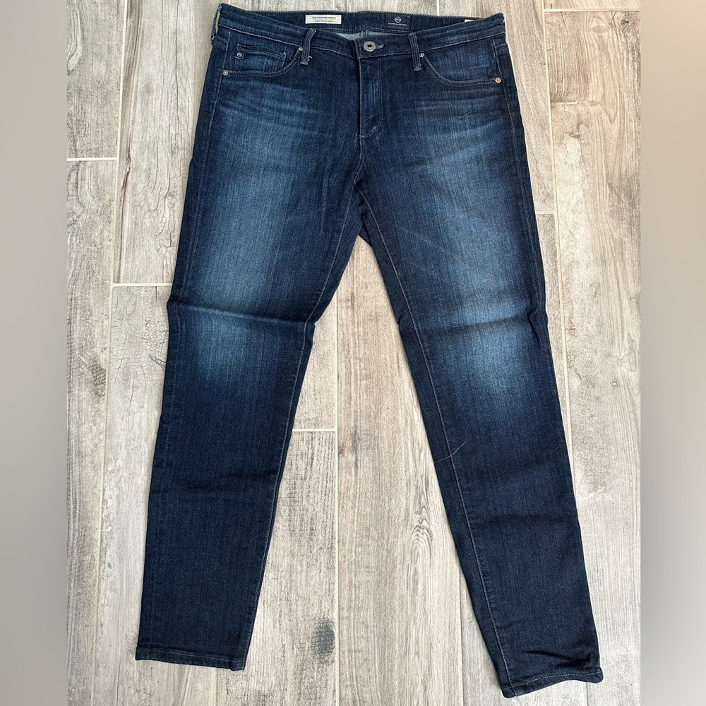 AG Legging Ankle Dark Wash Jeans - excellent condition